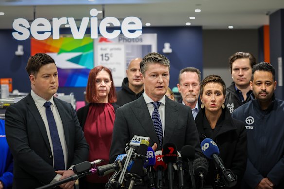 Premier Ben Carroll, pictured last month, has delayed Labor’s work-from-home legislation. 