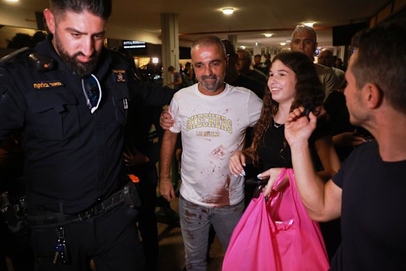 Yaniv Hayoun says he confronted the co-pilot in the cockpit.