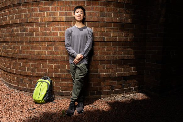 Joel Cheok studied maths extension at the University of Melbourne last year while doing his VCE at Camberwell Grammar.