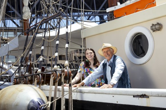Madison Fazio and Jonathan King share an ancestor in the third governor of Australia, Philip Gidley King, but have only just met.