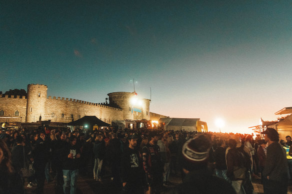 Kryal Castle played host to The Smashing Pumpkins as part of their The World Is A Vampire tour.