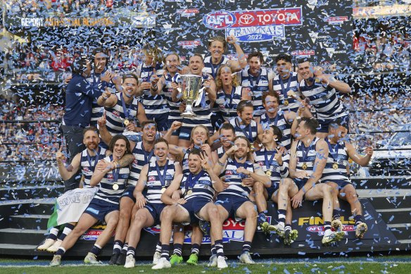 Geelong win the 2022 premiership.