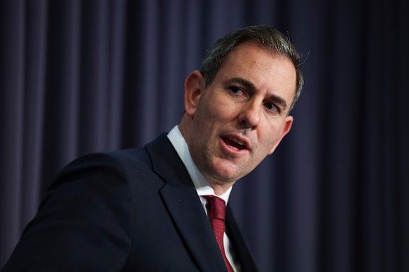 Treasurer Jim Chalmers.