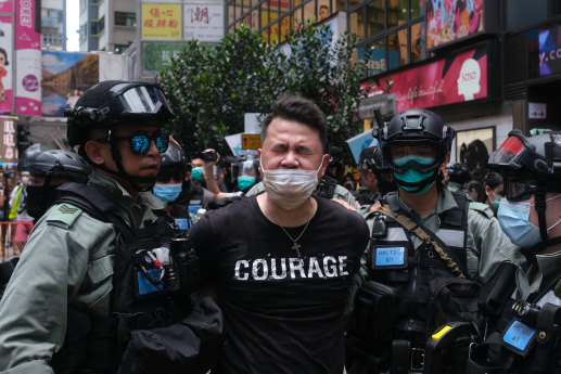 Pro-democracy demonstrators in Hong Kong won't find any immediate comfort in Scott Morrison's visa plan.