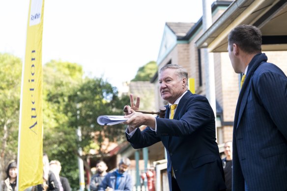 A North Parramatta home was one of 559 scheduled to go under the hammer in Sydney.