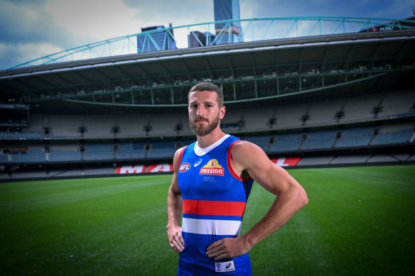 Milestone man: Western Bulldogs captain Marcus Bontempelli.