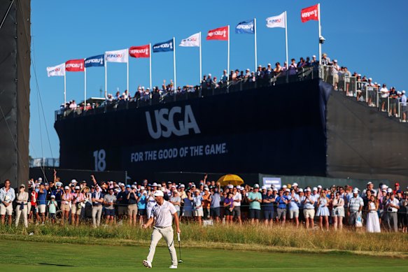 A clutch putt on the 16th helped Wyndham Clark win the US Open.