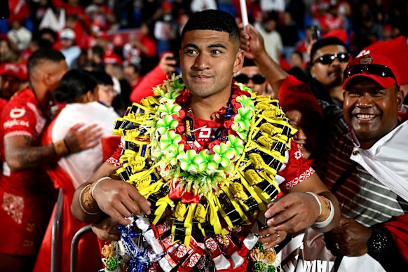 Leading the Pasifika rise: Tongan halfback Isaiya Katoa.