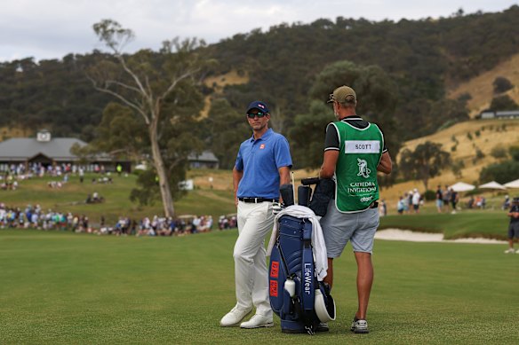 Adam Scott at Cathedral. 