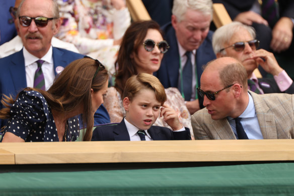 Prince George appeared unimpressed by Nick Kyrgios last year.