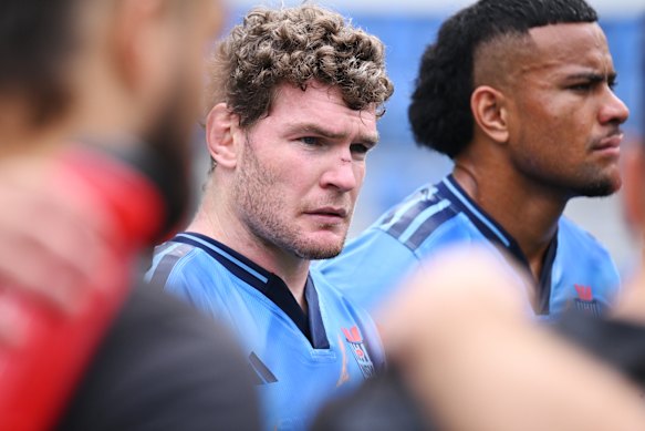 Returning NSW Blues’ enforcer Liam Martin.