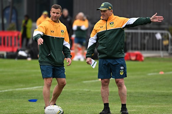 Willie Peters worked with Kangaroos coach Kevin Walters – and a few potential Chiefs targets – during the 2025 Ashes tour of England.