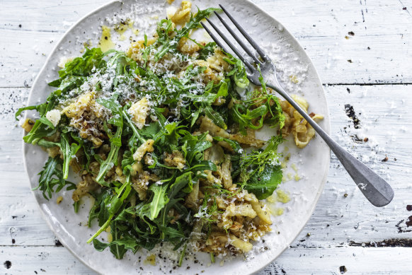Caramelised fennel salad.