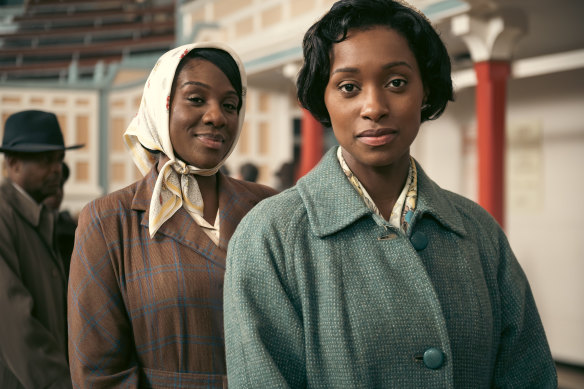 Hosanna (Yazmin Belo) and Leah (Rochelle Neil) in Three Little Birds, which is based on the childhood experiences of comedy legend Lenny Henry.