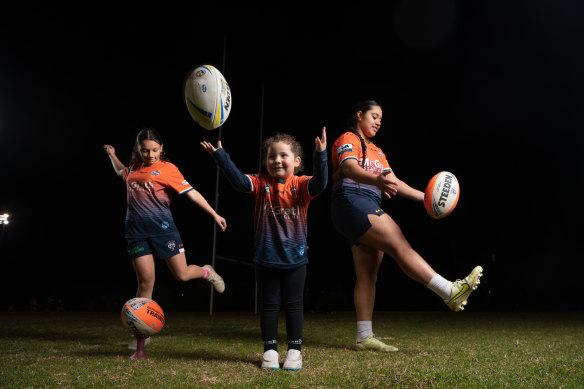 The Toongabbie Tigers have seen an explosion of female participants the past few years.