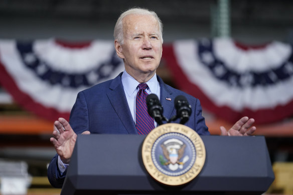 US President Joe Biden said the US was “not encouraging or enabling Ukraine to strike beyond its borders”.