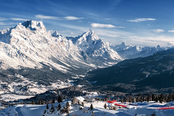 Cortina d’Ampezzo gets set to host the Winter Olympics.
