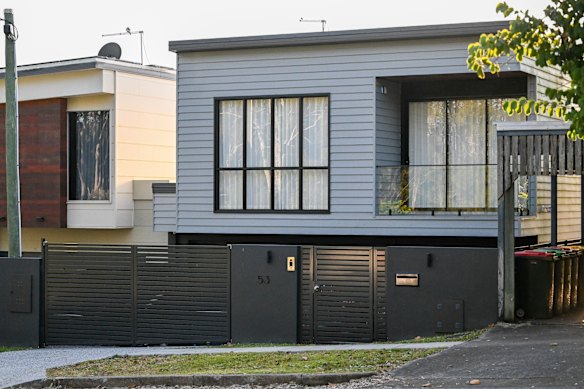 The house in Brisbane that the owner says is tenanted to Wapu Sonk.