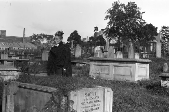Devonshire St cemetery: not all bodies were moved in 1901. Many were churned into the ground.