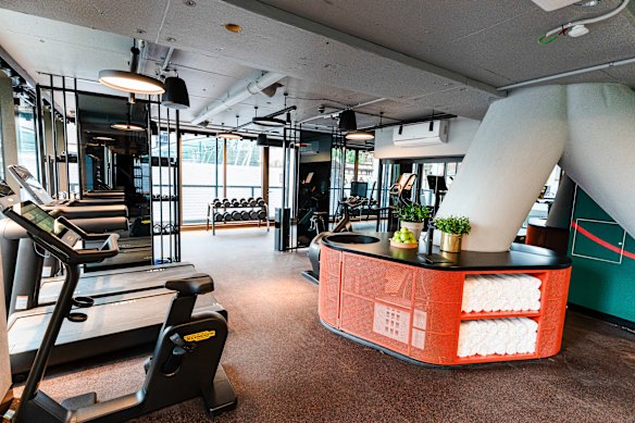 The 24-hour gym.