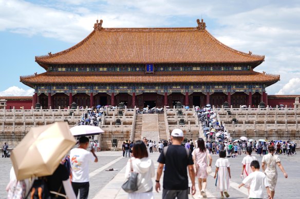 Beijing’s Forbidden City. China is no longer forbidden to tourists since borders reopened in March.
