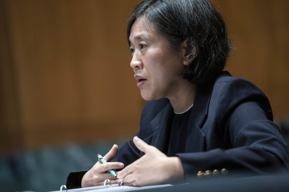 US trade representative Katherine Tai said “extraordinary times” called for extraordinary measures to tackle the pandemic. 