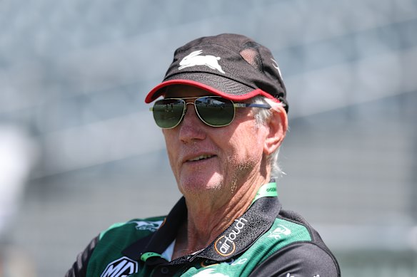 Rabbitohs coach Wayne Bennett played a key role in bringing Payne Haas to Souths.