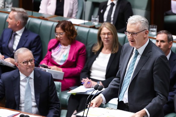 Turn the temperature down … Home Affairs Minister Tony Burke. 