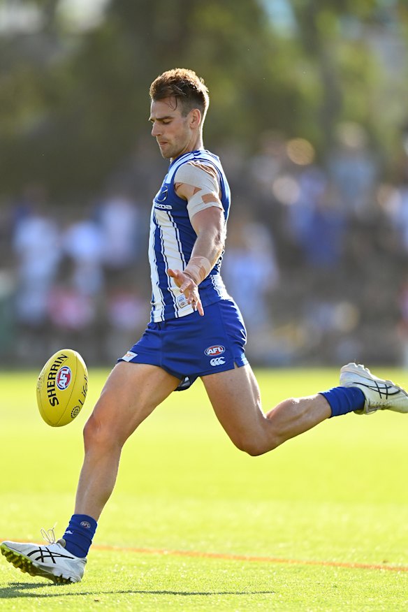 Dom Tyson was back in action for the Kangaroos.