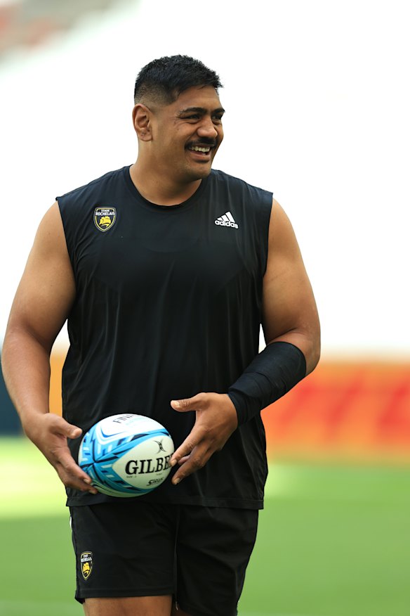 Will Skelton at La Rochelle training.