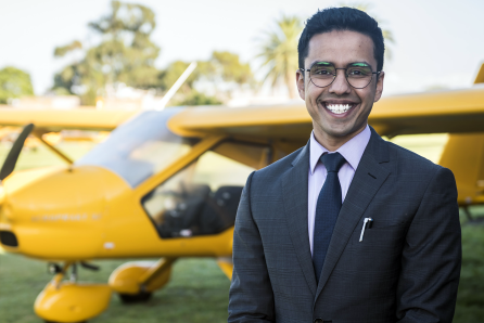 Neel Khokhani could fly planes before he could drive.