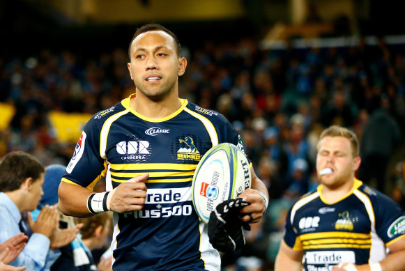 Christian Lealiifano returned as Brumbies co-captain this year.