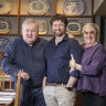 Kevin and Gail Donovan are handing over their iconic restaurant to “adopted son” Nick Parkhouse (centre).