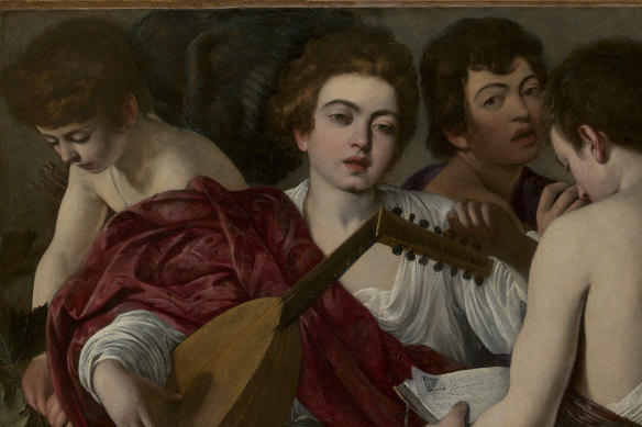 Caravaggio. The Musicians, 1597.
