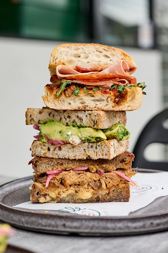 Stacked sangers at Little Z.