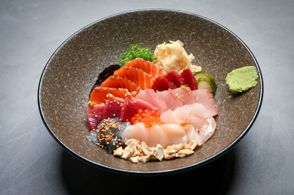 Chirashi bowl.