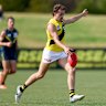 Richmond VFL footballer Tom McCarthy is a leading mid-season draft contender.