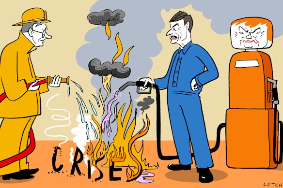 Fuel to the fire.