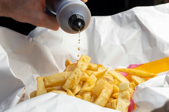 Northern Soul chips, doused in malt vinegar.