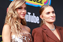 SYDNEY, AUSTRALIA - NOVEMBER 24: Chrishell Stause and G Flip attend the 2022 ARIA Awards at The Hordern Pavilion on November 24, 2022 in Sydney, Australia. (Photo by Hanna Lassen/Getty Images)