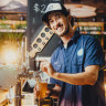 General manager Joel Ridzuan of 7th Day Brewery in Brookvale on Saturday.