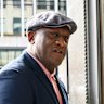 Former NRL player Wendell Sailor arrives at the Downing Centre Local Court in Sydney.