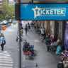 Ticketek website back online, but crash frustrates promoters and buyers
