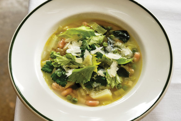 Green minestrone.