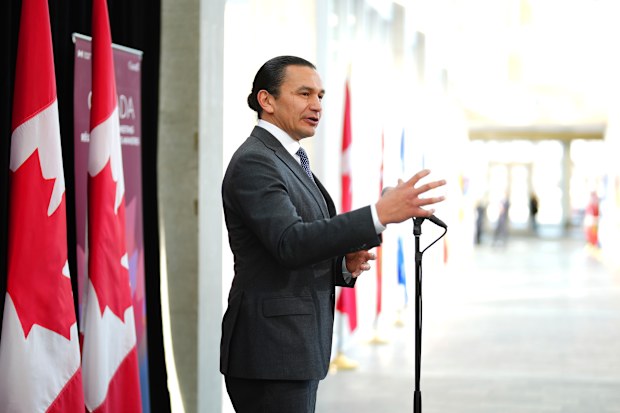 Manitoba Premier Wab Kinew has mocked Donald Trump’s latest move as like an ageing rock band playing an old hit.