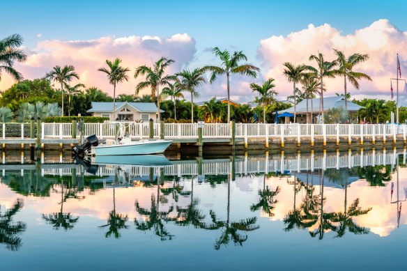 Sunrise over Key West.