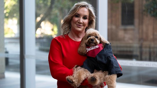 Gina Edwards and Oscar.