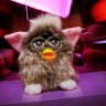 A Furby on display as part of Furby Chorus and Friends for Rising festival. 