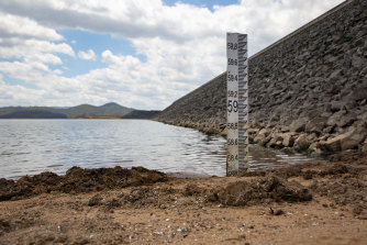 Wivenhoe Dam, southeast Queensland’ main source of drinking water, has fallen below 40 per cent capacity.