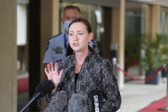 Health Minister Yvette Dâ€™Ath reads the riot act at three NSW men accused of illegally crossing the Queensland border from a COVID hotspot to see the NRL grand final.